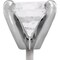 14K White Gold 4 Prong Short Peg Head Round Setting 0.5ct 5.2mm